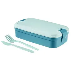 Curver Lunch&Go-Besteckbehälter blau - Praktischer Curver Lunch&Go-Besteckbehälter in Blau, ideal für unterwegs. Perfekt für die Aufbewahrung von Besteck und sorgt für Ordnung in Ihrer Brotdose.