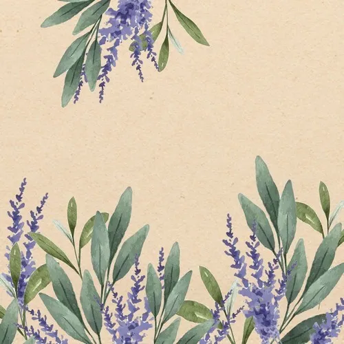 Servietten aus Recycling-Papier Sage & Lavender eco Lavendel Salbei Natur 20