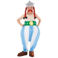 Chaks Obelix Kostüm 5-teilig für Kinder in blau von Chaks