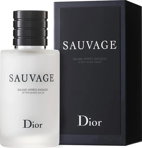 DIOR Sauvage After Shave Balm 100 ml - Rasur- & Bartpflege, beruhigt die Haut nach der Rasur mit 94% natürlichen Inhaltsstoffen und spendet intensive Feuchtigkeit.