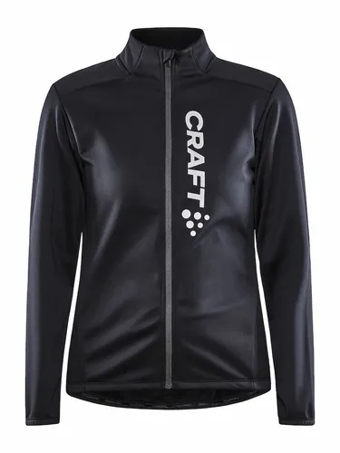 Craft Funktionsjacke Schwarz - XS - Wasserdichte und winddichte Funktionsjacke mit Wärmeisolierung, ideal für Outdoor-Aktivitäten. Reflektierende Details sorgen für Sichtbarkeit.