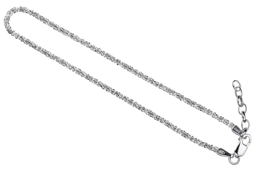 SILBERMOOS Damen Armband Criss-Cross diamantiert 1,4 mm von SILBERMOOS