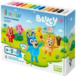 HEY CLAY Bluey & Friends Set