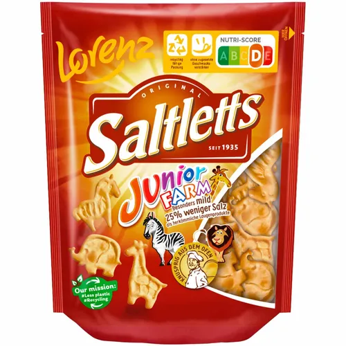 Lorenz Saltletts knusprige Laugengebäck-Figuren fein gesalzen150g Packung