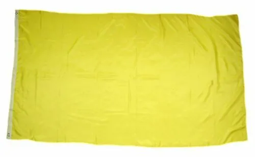 Flagge / Fahne Gelb Einfarbig Hissflagge 90 x 150 cm in gelb von FahnenMax®