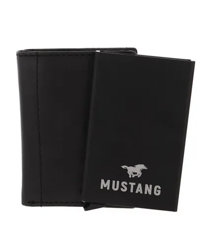 MUSTANG Herren Unisex Tasche Kartenetui - Herren-Geldbörsen mit klappbarem Design und innovativer Kartenauswurf-Technologie, ideal für bis zu 9 Karten und stylische Aufbewahrung.
