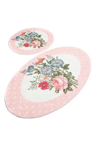 Teppich Badezimmerteppich Kelim 100% POLYESTER L1533 - Hochwertiger Badteppich aus 100% Polyester in lebendigen Farben. Ideal für ein stylisches Badezimmer und sorgt für Komfort und Sicherheit beim Betreten.