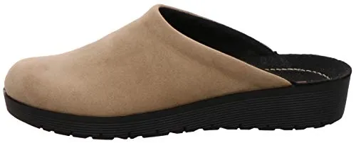 Rohde 4320 Roma Damen Pantoffeln Hausschuhe, Größe:42 EU, Farbe:Beige