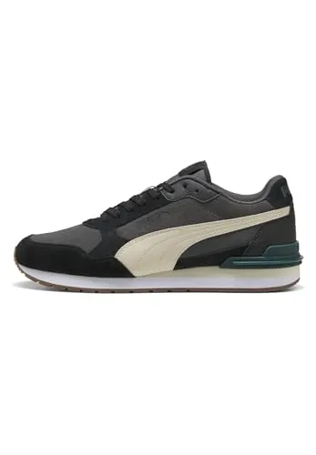 PUMA ST RUNNER V4 SD Sneaker grau 37 EU - Sportlicher Sneaker in Dusky Gray mit robustem Leder-Obermaterial, ideal für Alltag und Freizeit. Bequem und stylisch, perfekt für aktive Tage.