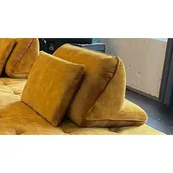 KAWOLA Rückenkissen WIOLO velvet cognac von KAWOLA