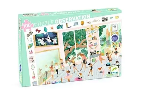 Puzzle für Beobachtung, 100 Stück – L Tanzschule von Djeco