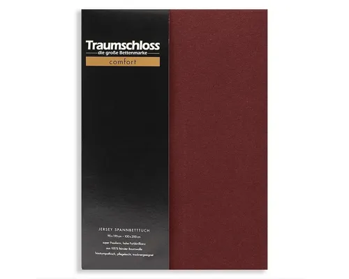 Traumschloss Spannbettlaken Comfort, Jersey, Gummizug: rundum, (1 Stück), 100% Baumwolle
