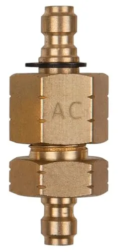 KS Tools 150.2653 Doppel-Adapterstück M14x1,25 - Einzelteile & Ersatzteile, vielseitig einsetzbar mit Innen- und Außengewinde sowie 1/4