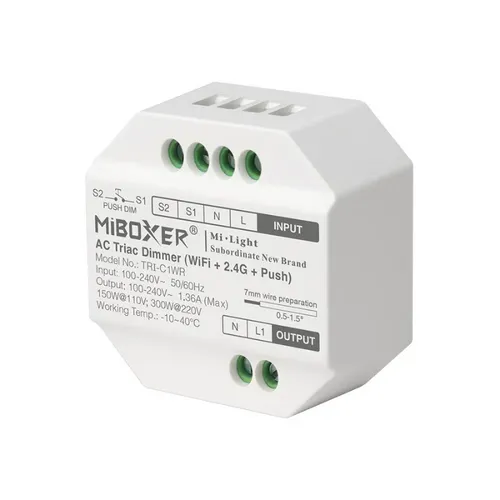 Produktbild MiBoxer AC-Triac-Dimmer Smarter Lichtschalter | WiFi+2,4G+Push