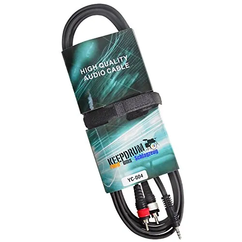 keepdrum YC004 Adapter-Kabel 3,5mm Miniklinke zu Cinch 3m