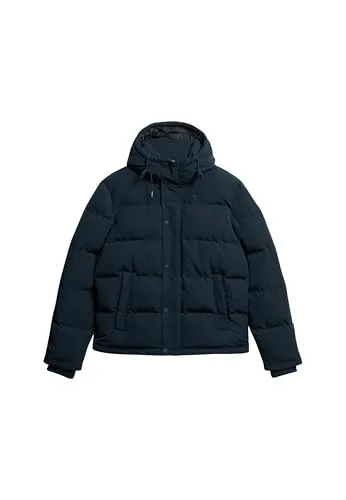 Superdry Herren Kurze Everest Steppjacke mit Kapuze von Superdry
