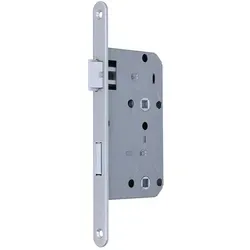 MS Beschläge Innentürschloss Einsteckschloss 55mm Dornmaß Türschloss Stulpschloss WC-Bad li