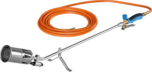 CFH 52088 Abflammgerät PZ 6500 mit 5 m Gasschlauch - Gaslöten, Gasschweißen und Abflammen - ideal zum Schweißen von Bitumen und biologischer Unkrautvernichtung, mit integrierter Piezozündung und Energiesparhandgriff.