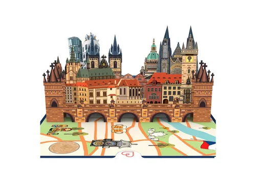 papercrush Geburtstagskarte Prag Pop-Up Karte von papercrush