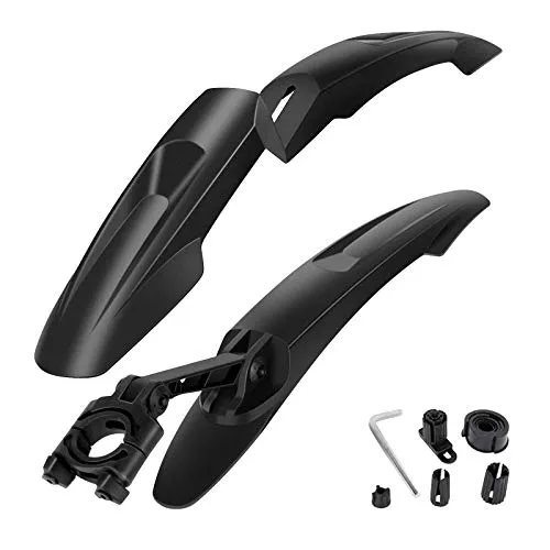 SPGOOD Fahrrad Schutzblech Set [24-29 Zoll] - Universal Fahrradschutzblech,MTB Steckschutzblech zum Schutz vor Spritzwasser & Schmutz,Quick-Release-Befestigung für einfache und schnelle Montage