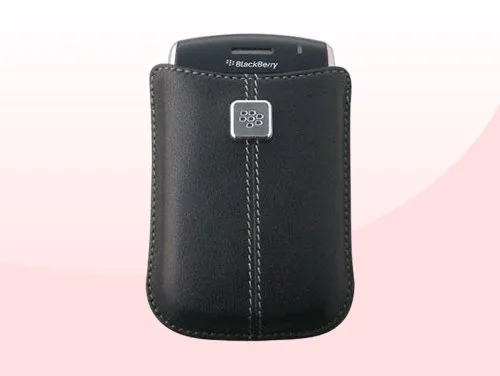 BlackBerry Leder Handytasche schwarz