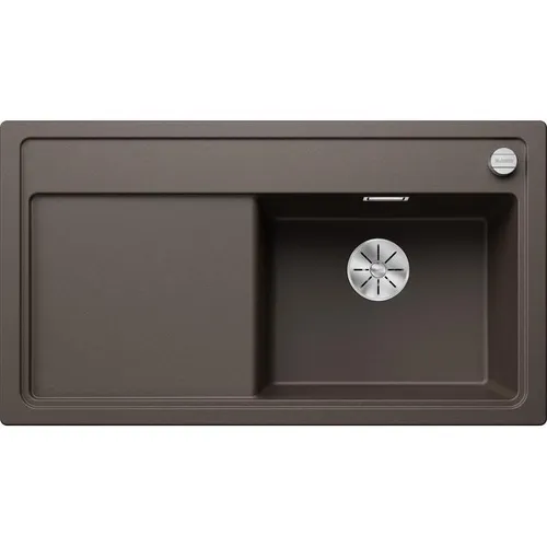 Blanco Zenar 5 S Cafe - 523 943 Granitspüle - SILGRANIT-Spüle in elegantem Cafe-Braun, ideal für Unterschränke ab 50 cm. Mit praktischer Exzenterbetätigung für mehr Komfort in der Küche.