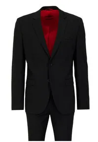 Herren Anzug mit Wolle ARTI-HESTEN253X-MH 50 in schwarz von HUGO BOSS