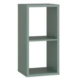 Regal 1-Boden Salbei Dekor 40x73x33 cm - Stylisches Standregal in elegantem Salbei Dekor, perfekt für Wohnzimmer, Büro oder Jugendzimmer. Mit einem großzügigen Regalboden bietet es praktischen Stauraum.