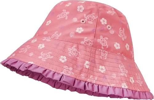 Playshoes Mädchen UV-Schutz Sonnenhut Bademütze Kopfbedeckung, Hawaii, 51cm