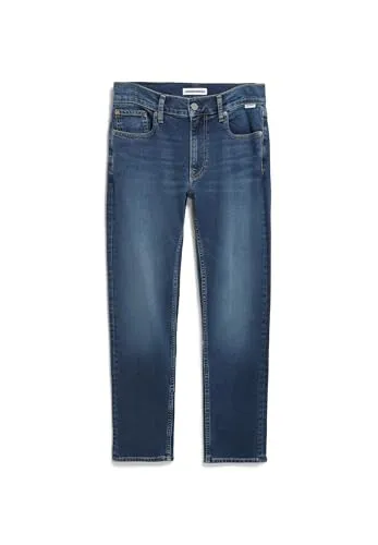 ARMEDANGELS Herren Slim Jeans - Nachhaltiger Komfort in Slim Fit - Hochwertige Slim Jeans aus recycelter Baumwolle und TENCEL, für einen modernen Look und angenehmen Tragekomfort. Ideal für umweltbewusste Modebewusste.