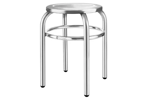 Royal Catering Edelstahlhocker in silber von Royal Catering