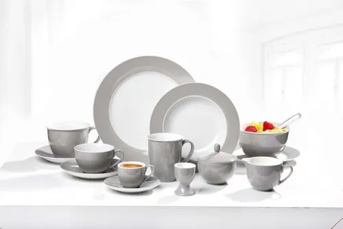 Ritzenhoff & Breker Doppio Becher 320ml 6er Set grau von Flirt by R&B