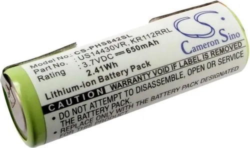 Akku für Philips Hs8420, (bzw. Philips KR112RRL), 650 mAh