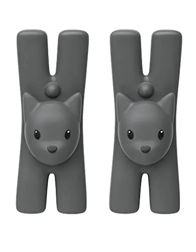 Produktbild Alessi Lampo,Set 2 Mollette Nero