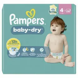 Pampers Baby Dry Größe 4 Maxi 9-14kg Einzelpackung 30 Stück von Pampers