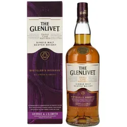 The Glenlivet Distiller's Reserve Triple Cask Matured 40% Vol. - Exklusive Geschenkbox - Whisky mit besonderem Triple Cask Maturation-Verfahren, das fruchtige und süße Noten vereint. Ideal für Einsteiger und Kenner, perfekt zum puren Genuss oder mit Wasser.