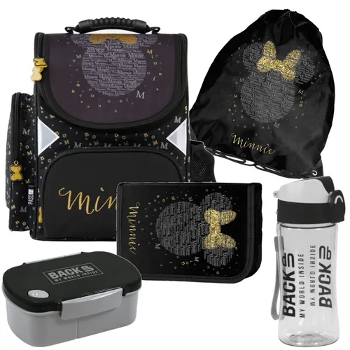 Paso Schultasche 5-teilig für Mädchen – Minnie Mouse