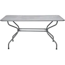 Royal Garden Universal Gartentisch Stahl/Fairstone Iron Grey 150x90 cm - Eleganter Gartentisch in Iron Grey für gesellige Runden. Robustes Stahlgestell und pflegeleichte Fairystone-Oberfläche garantieren Langlebigkeit und Wetterbeständigkeit.