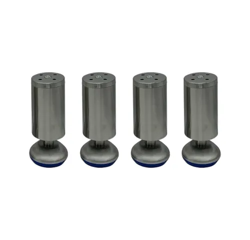 HOOZ Möbelfuß 4er Set Möbelfuß Edelstahl 15cm - höhenverstellbar, (Set, 4-St., 15 cm), in 4 verschiedenen Größen