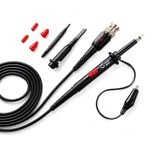 PeakTech BNC Oszilloskop- Tastkopf 60 MHz mit Zubehör, 1:1-10:1, 1 Stück, P TK-60