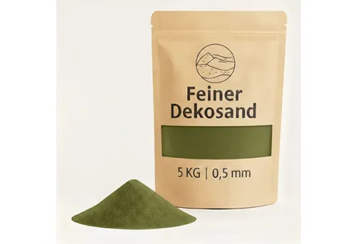 matches21 HOME & HOBBY Deko-Granulate Deko-Steine 5 KG olivgrün Ø 5-8 mm Vasen Glas-Füllung Streudeko, (1 St), Farbiges Deko-Granulat als bunte Tischdeko Hochzeitsdeko