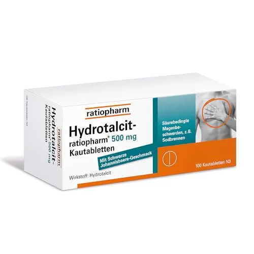 Hydrotalcit-Ratiopharm 500mg Kautabletten von ratiopharm