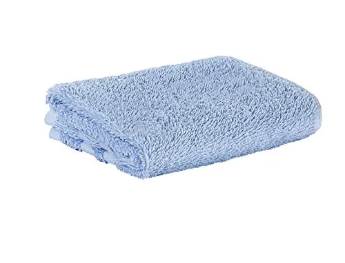 Premium Frottee Gästehandtuch 30x50 cm in hellblau von StickandShine in 500g/m² aus 100% Baumwolle