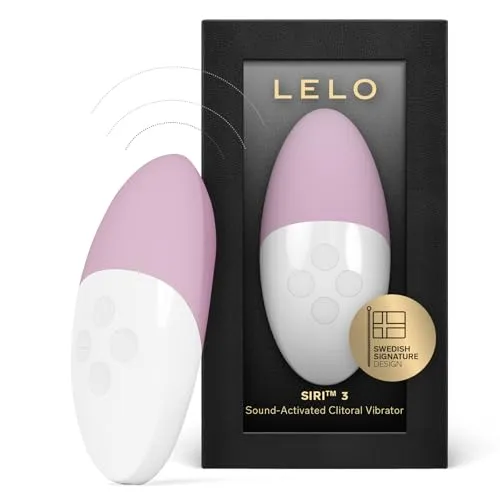 LELO SIRI 3 Mini Vibration für Frauen mit SoundSense-Technologie, Minivibrator, Mini-Vibratoren mit 8 Lusteinstellungen, Vibrator Klitoris, Vibratorensets für Frauen Leise, Auflegevibrator, Soft Pink