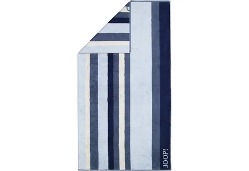 JOOP! Handtücher Vibe Streifen 1698, 100% Baumwolle (1-St) in blau von JOOP!