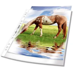 DURABLE Prospekthüllen DIN A4 glasklar glatt 0,08 mm von DURABLE