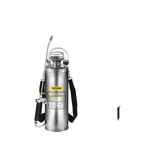 Handpumpsprüher aus Edelstahl mit verstellbarer Düse, 10L