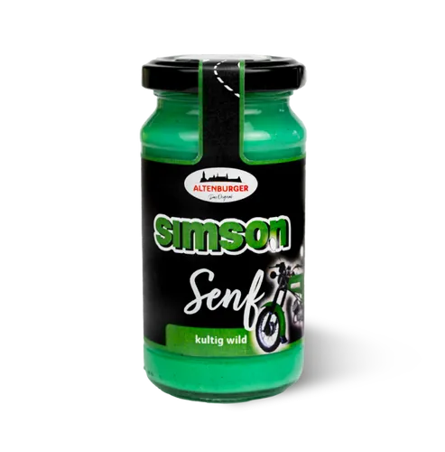 Altenburger Simson Senf mittelscharf grüner Senf 200ml von Altenburger Senf