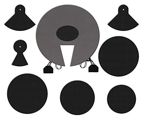 XDrum DMUTE-FUS Schlagzeug-Dämpferset Pro Fusion - Zubehör für Schlaginstrumente, hochwertiges Neopren-Material für realistisches Spielgefühl und erhaltene Dynamik, ideal für Fusion Set mit 4 Toms und Becken.