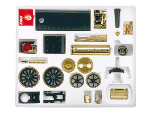 Wilesco 00416 Dampftraktor D416 Bausatz (schwarz/messing) Neu